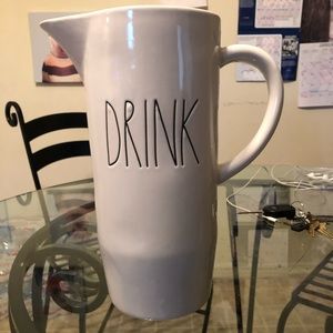 NWOT Rae Dunn DRINK pitcher